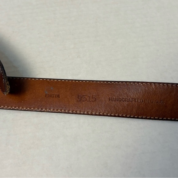 Ashworth Cognac  Leather Women's Belt - Picture 4 of 5